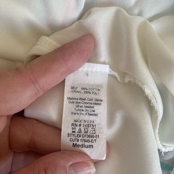 Altar’d State short sleeve stripe 100% cotton dress size M - Picture 4 of 6